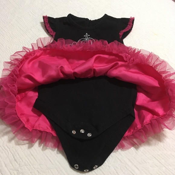 6-12m (6/$20) Baby Glam Princess Tutu Onesie - Picture 4 of 6
